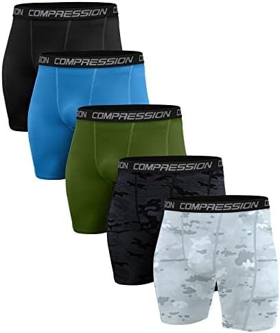 Holure Men Performance Compression Compression Shorts атлетски трчање долна облека
