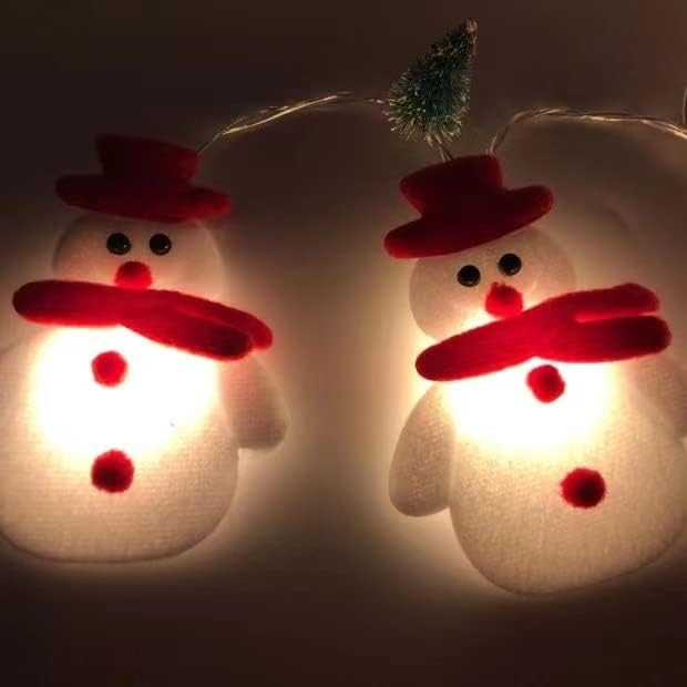 Weyue LED Божиќни декорации светла Снежни светла светла Лантер, 3 години