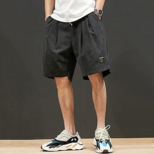 Beuu mens bermuda шорцеви плус големина лабава вклопени обични шорцеви летни еластични спортови за џогер шорцеви