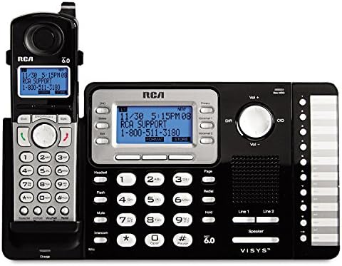RCA 25212 Визис безжичен телефонски систем за проширување, 2 реда, 1 слушалка