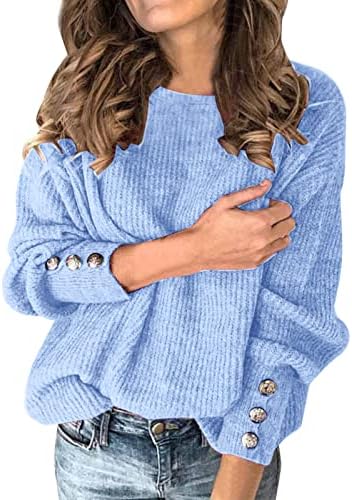 Женски џемпери пулвер околу вратот се лизгаат рамо цврста боја голема дојка случајна мода есен и зимски врвен џемпер