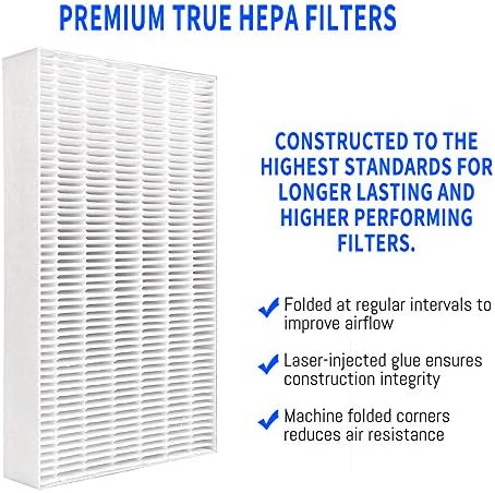 Компатибилен комплет за филтрирање HPA300 HEPA | 3 филтри за ХЕПА и 1 пред-пресечен активиран јаглерод пред филтри