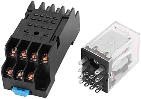 AEXIT HH54P-L AC релеи 12V Coil 14PINS 4PDT 35MM DIN Rail Power Relay Solid State Relays W Socket Wocket