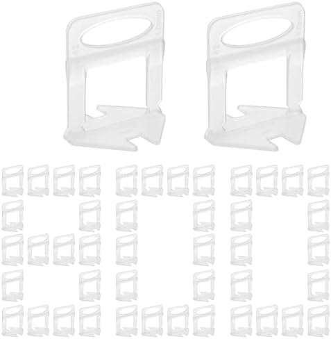 FUNSUEI 800 парче 1/32 инчен систем за израмнување на плочки, клипови, DIY плочки за израмнувачи на плочки, растојанија за израмнувачи
