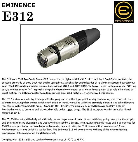 Аудиобласт - 2 Единици - 15 Нога - СЕДИШТЕ - 4-Ѕвезда Четири Избалансиран Машки До Женски Микрофон Кабли Со Еминенција Е311 &засилувач;