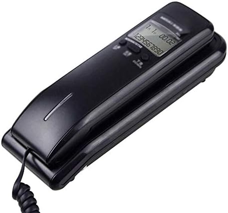 Телефонски телефон, ретро фиксни телефонски во западен стил, со дигитално складирање, монтиран wallид, функција за намалување на бучавата
