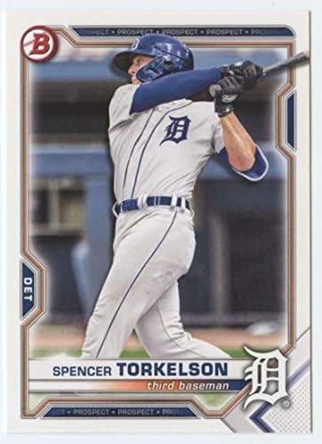 2021 Bowman Draft BD-20 Spencer Torkelson RC RC Dekiute Detroit Tigers MLB картичка за тргување со бејзбол