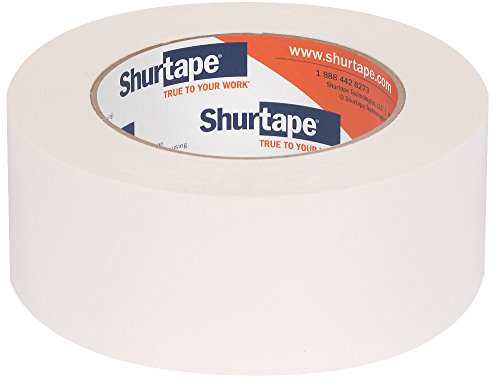 Shurtape DF 65 Општа намена со двојно обложена лента со рамна хартија, 24мм x 33m, природен, случај од 36 ролни