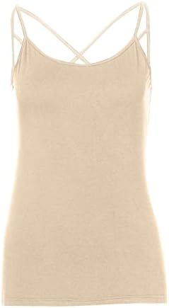 Резервоарот за жени лабава лебава лежерна ракава врат Камизоли кошули трендовски цврста боја лесна удобна блуза елек