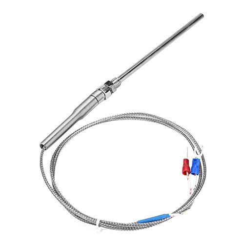 K Type Thermocouple Probe M8 The Thread Sensor Sensor Probe 100 mm контролер на температура на жицата со должина