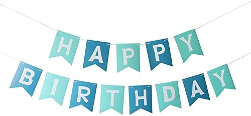 Пакет за роденденска забава SOPEACE - Сино среќен роденден, пукање, и украси за роденденски пакувања - 21 -ви - 30 -ти - 40 -ти - 50 -ти