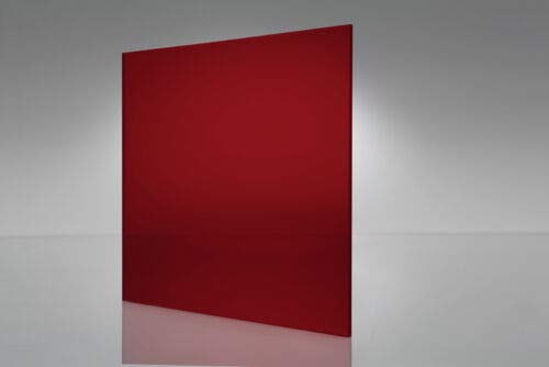 RTR_SJHTRA 1 парчиња црвен транспарентен акрилен плексиглас лист 1/16 x 6 x 12