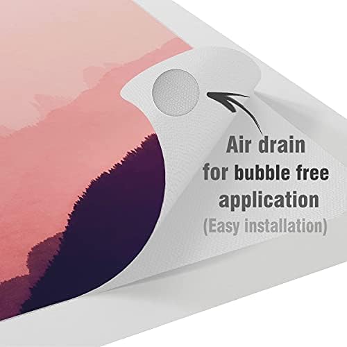 Lex Altern Vinyl Skin компатибилен со MacBook Air 13 Inch Mac Pro 16 Retina 15 12 2020 2019 2018 Faggy Shouse Sunrise розово црни дрвја