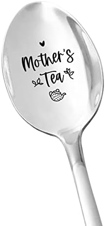 Лажичка за лажица чај од чај - врежана лажица врежана лажица, смешна баба подарок за Денот на мајката Божиќ роденден