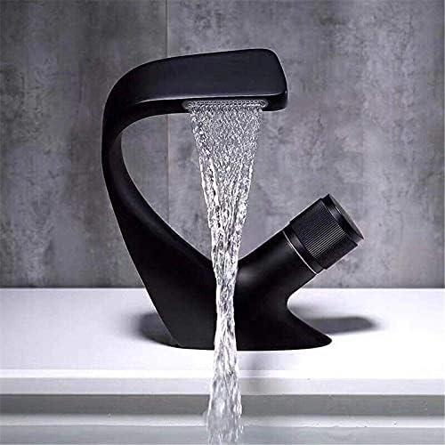 XYYXDD глава за туширање, тапа за мијалник за бања топла и ладна вода миксер за инсталација на хромирана завршница единечна дупка за бања со