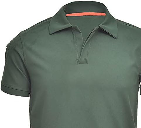 Машка класична кошула со кратки ракави со кратки ракави, вртејќи ја јака товарот на врвовите на летните удобни полови кошули