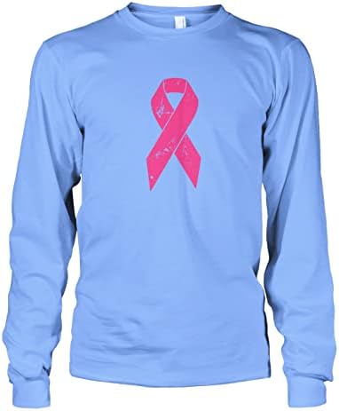 Машка маичка за рак на рак на рак на дојка од машка лента со розова лента