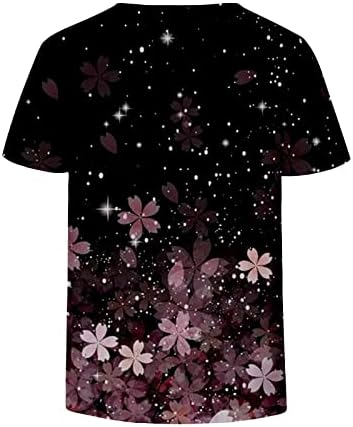 Пролетни летни врвови за женски 2022 туники со блузи со блузи, дами за дами секвенци, обични лабави вградени маици