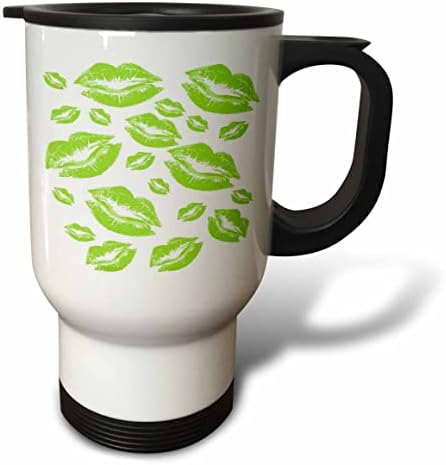 3дроза Покријте Ме Во Бакнежи Цитрус Зелен Кармин Флертувачки Забава-Патување Чаши