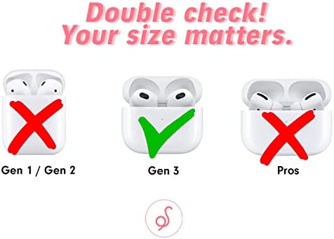 Sonix X Hello Kitty Case for AirPods Gen 3 [Hard Cover] Заштитна кутија за Apple Airpod 3 -та генерација
