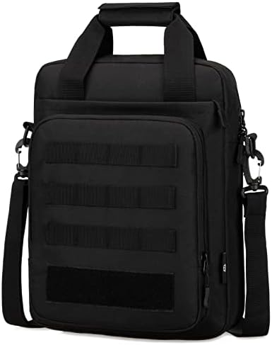 Тактичка чанта Zhierna, воена лаптоп торба за лаптоп, чанта за раменици со тешки мол за мажи