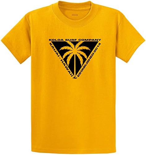 Колоа сурфање триаголни маици со предно лого на палма