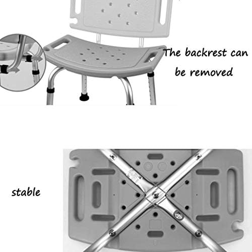 Столици за бања за бања, столче за бања со столче за туширање со потпирачи за потпирачи за потпирачи, прилагодливо со преносно преносно преносно