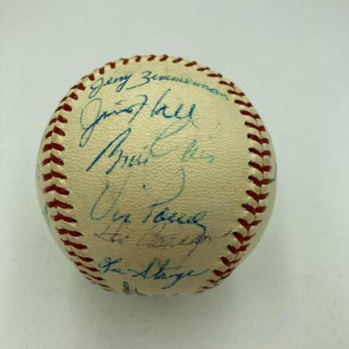 Тимот на Минесота Близнаци од 1963 година потпиша Бејзбол во Американската лига ПСА ДНК ЦОА - Автограмирани бејзбол