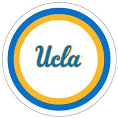 Пакет за снабдување со забава UCLA Bruins - Пакетот вклучува хартиени плочи и салфетки за 10 гости