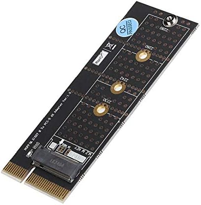 Cardата Pci - E Riser Картичка,M. 2 Nvme Клуч М SSD НА PCI-E 4X Вертикална Столб Картичка Со Ладилник За М. 2 2230 / 2242 / 2260 /2280