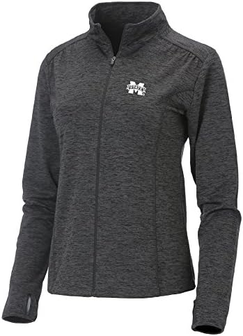 Ouray Sportswear NCAA MISSISSIPPI државен булдогс женски NCAA Swever Cull Zip јакна
