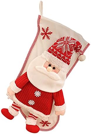 ЈИИСУ Вукоб Мода Божиќни Чорапи Торба За Подароци Божиќна Шема Божиќна Декорација
