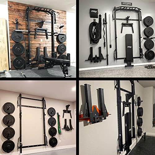 PRX Performance Spotter Arm Storage & Battle Rope Holder Bunder, направен во САД, 2x3 & 3x3 Catch Arms Wall