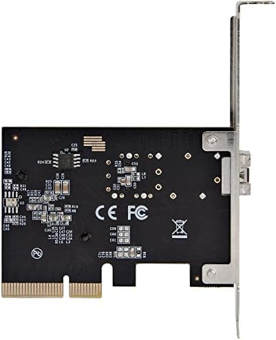 StarTech.com 10G PCIe SFP+ Картичка - Единечен Sfp+ Порт Мрежен Адаптер-Отворен SFP+ За Модули Во Согласност Со MSA/Кабли За