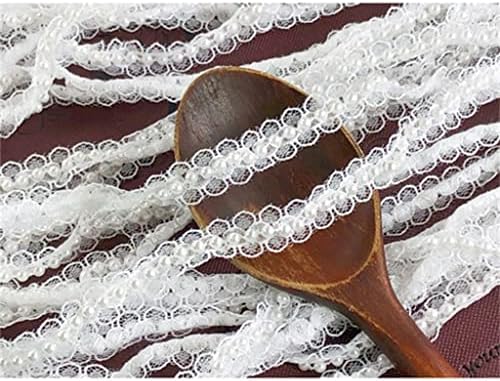 Eyhlkm бела тулска ткаенина со брадавици за пикап за мачкање чипка лента DIY принцеза облека свадбена шиење додатоци за шиење