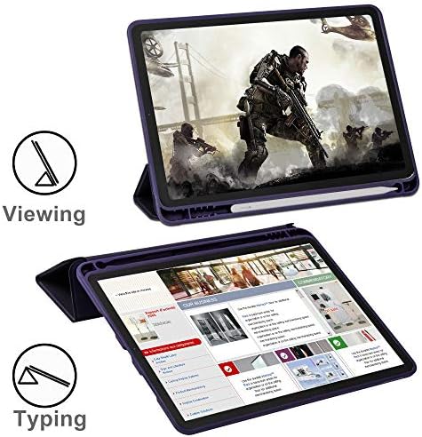 Арае за iPad Air 4 Генерација 10.9 Case/iPad Air 5 Generation 10.9 Case +држач за штанд на таблети компатибилен со iPad 7/8/9 -ти,