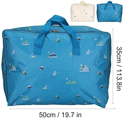 Торба За Складирање Ентузии Организатор На Торби За Складирање Облека Со Голем Капацитет Со Армирана Рачка Густа Ткаенина За