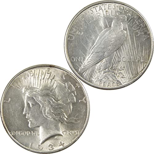1934 г мировен долар Bu нециркулирано 90% сребро 1 $ COIN SKU: i4065