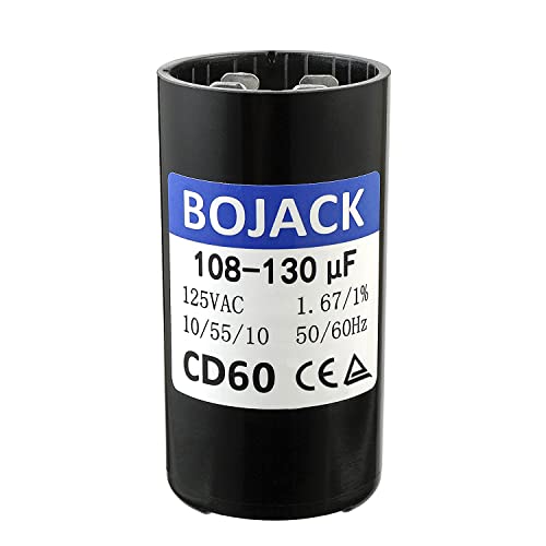 Bojack 108-130 UF/MFD 125 VAC ± 20% 50/60 Hz CD60 Тркалезен мотор Пумпа за стартување