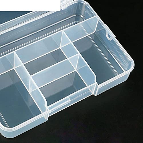 Електронска кутија за алатки пластична кутија за контејнери за алатки куќиште SMD SMT завртка за шиење PP транспарентно розово сино