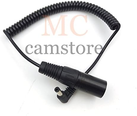McCamstore 2.5mm DC до XLR 4-пински кабел за напојување за BlackMagic Camers/Power Cable за Zoom F8/F4
