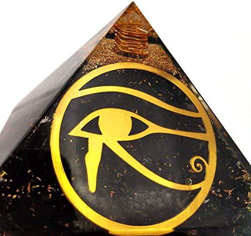 Голем оргон пирамида | Shungite пирамида кристал | Око на Хорус Оргонит пирамида | Орган пирамиди Позитивно заздравување на енергијата