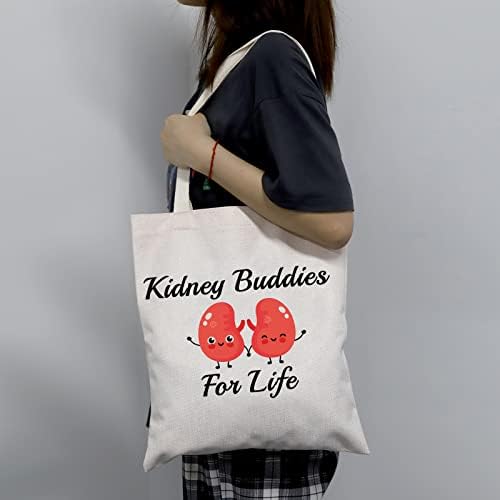 Левло смешни донатори примачи подароци бубрежни пријатели за живот преклопување торбички за купување бубрежни подароци за пациенти