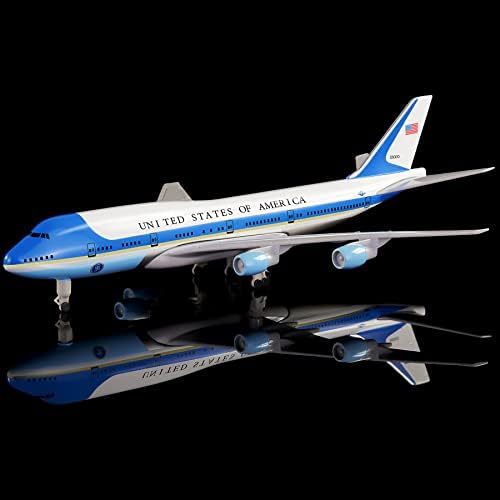 Зафатени мерила 1: 300 Скала Воздухопловна сила Еден Боинг 747 модели на авиони модели на легура диекаст модел на авион