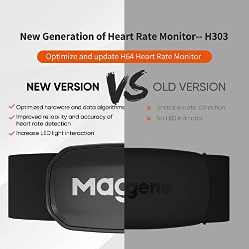Magene H303 Монитор На Отчукувањата На Срцето, Ремен За Градите На Сензорот За Отчукувањата На Срцето, Протокол мравка+/Bluetooth,