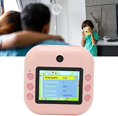 Инстант Печатење Камера, 48mp Детска Камера 2.4 инчен IPS Екран 1080p Видео За Деца Подароци