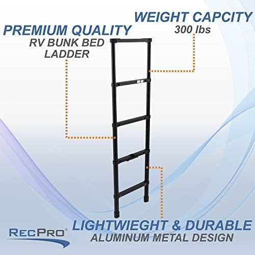 Recpro RV Телескопски кревети за кревети | Вклучува држачи за монтирање | Лесна алуминиумска склопувачка конструкција