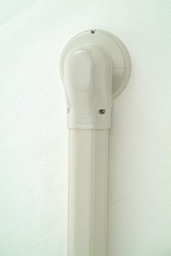 Инаба Денко SWM-100-B Козметички капак на цевката, wallиден агол, за капачиња за климатик, отстранување на wallидови, кафеава