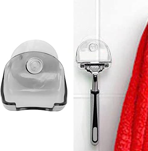 Закачалка за жилет, држач за бричење на чаша за вшмукување што не е потребно да се инсталира за бања и мијалник