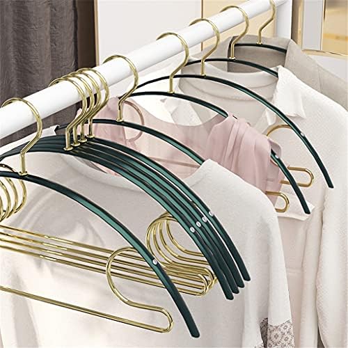 CFSNCM облека закачалка за алуминиумска легура гардероба простор за заштеда на облека за заштеда на облека што не се лизгаат за сушење закачалка